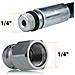 Tubo Alta Pressione 40m Con Ugello Intercambiabile - Compatibile Con Idropulitrice Kärcher K2-k7 | Filettatura M22 | Max 200 Bar, 60°c - Foto miniatura 8
