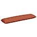 Cuscino per Schiena Rosso Arancio 200 x 50 cm Tessuto in Cords - Foto miniatura 1