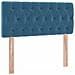 Letto con Contenitore Blu Scuro 90 x 200 cm Velluto - Foto miniatura 9