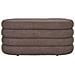 Panca Contenitore Dartford In Teddy Marrone 103 Cm - Foto miniatura 1