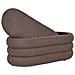 Panca Contenitore Dartford In Teddy Marrone 103 Cm - Foto miniatura 5