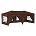 Tenda per feste a pop-up 575 x 288 x 245 cm Marrone - Foto miniatura 1