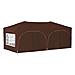 Tenda per feste a pop-up 575 x 288 x 245 cm Marrone - Foto miniatura 4