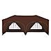 Tenda per feste a pop-up 575 x 288 x 245 cm Marrone - Foto miniatura 6