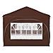 Tenda per feste a pop-up 575 x 288 x 245 cm Marrone - Foto miniatura 7