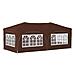 Tenda per feste a pop-up 575 x 288 x 245 cm Marrone - Foto miniatura 8