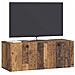 Mobile Porta TV da Muro Legno antico 78,5 x 31 x 30 cm - Foto miniatura 2