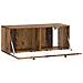 Mobile Porta TV da Muro Legno antico 78,5 x 31 x 30 cm - Foto miniatura 3