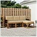 Set di divani da esterno con cuscino 4 pcs Naturale - Foto miniatura 2