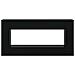 Tavolo consolle Nero 155 x 29 x 74 cm Legno ingegnerizzato - Foto miniatura 5