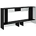Tavolo consolle Nero 155 x 29 x 74 cm Legno ingegnerizzato - Foto miniatura 7