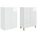 Set di armadi 2 pcs Bianco Lucido 66 x 34,5 x 95 cm - Foto miniatura 3