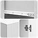 Set di armadi 2 pcs Bianco Lucido 66 x 34,5 x 95 cm - Foto miniatura 7