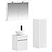 Set di mobili per il bagno 4 pcs Bianco - Foto miniatura 1