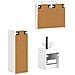 Set di mobili per il bagno 4 pcs Bianco - Foto miniatura 3