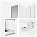Set di mobili per il bagno 4 pcs Bianco - Foto miniatura 4