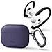 Uniq Case Nexo Airpods Pro 2 Gen + Ganci Per Auricolari Silicone Viola /nero Viola - Foto miniatura 2