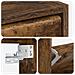Mobiletto per Scarpe da Muro BREDA 71 x 17 x 43 cm Rovere Fumo - Foto miniatura 7