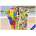 Materassino mare Singolo Gonfiabile Flowers 183x76 cm - Foto miniatura 1