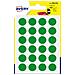 conf. 7 ff Etichette rotonde bustina verdi diam 15 mm PSA15V - Foto miniatura 2