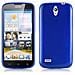 Custodia Compatibile Con Huawei Ascend G610 In Blu - Coperchio Protettivo In Silicone Tpu Flessibile Con Design Spazzolato - Foto miniatura 4