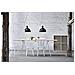 Belid Magnum - 1 Luce Cupola Sospensione Soffitto Struttura Nera, E27 - Foto miniatura 2