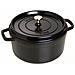 Cocotte in Ghisa con Cestello Diametro 26 cm Capacità 5 lt Colore Nero - Linea La Cocotte - Foto miniatura 2