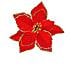 Stelle Di Natale Fiori Artificiali Decorazioni Natalizie Confezione Da 12 Rosso - Foto miniatura 13