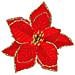 Stelle Di Natale Fiori Artificiali Decorazioni Natalizie Confezione Da 12 Rosso - Foto miniatura 12