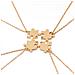 Collana Puzzle Per Best Friends Confezione Da 4 Gold - Foto miniatura 1