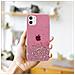 Custodia Compatibile Con Apple Iphone 11 Pro In Rosa Con Glitter - Coperchio Protettivo In Silicone Tpu Flessibile Con Glitter Scintillanti - Foto miniatura 8