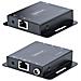 HDMI Extender via Ethernet 4K 30Hz / 40m o 1080p / 70m, Kit Extender HDMI via CAT6/CAT5, Estensione HDMI su IP con Power over Cable (PoE), Kit Trasmattitore e Ricevitore HDMI con IR e alimentatore singolo - Foto miniatura 2
