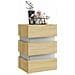Comodino con Luci LED Sonoma 45x35x67 cm in Legno Multistrato - Foto miniatura 5