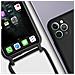 Cover Semirigida Per Iphone 11 Pro Cordino Nylon Intrecciato 80 Cm Nera - Foto miniatura 2