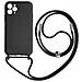 Cover Semirigida Per Iphone 11 Pro Cordino Nylon Intrecciato 80 Cm Nera - Foto miniatura 1