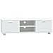 Mobile Porta Tv Bianco 140x40,5x35 Cm In Legno Multistrato - Foto miniatura 2