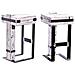 Set Di Mobili Da Bar Ldw (tavolo 180x60 Cm + 6 Sgabelli, Colore Bianco) Drohobycz - Foto miniatura 2