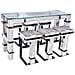 Set Di Mobili Da Bar Ldw (tavolo 180x60 Cm + 6 Sgabelli, Colore Bianco) Drohobycz - Foto miniatura 1