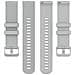 Cinturino Per Orologio In Silicone Garmin Venu 2s, Garmin Vivomove 3s Grey 18 Mm - Foto miniatura 4