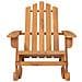 Sedia a Dondolo Adirondack in Legno Massello di Acacia - Foto miniatura 3