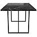 Astor Tavolo Da Pranzo In Marmo Nero Mdf - Foto miniatura 3