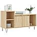 Mobile Per Tv Rovere Sonoma 100x35x55 Cm Legno Multistrato - Foto miniatura 3