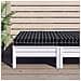 Cuscino Pallet Motivo A Quadri Nero 60x60x8 Cm Tessuto Oxford - Foto miniatura 1