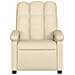 Poltrona Massaggiante Reclinabile Crema in Tessuto - Foto miniatura 3