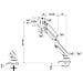 Ds70plus-450wh1 Braccio Per Monitor 17-49'' - Molla A Gas - Topfix - 180°-stop - Foto miniatura 2
