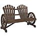 Sedia da Giardino Adirondack 2 Posti in Legno Massello di Abete - Foto miniatura 2