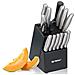 Set Coltelli 15 Pezzi Coltelli da Cucina Affilati con Blocco Supporto Multicolor - Foto miniatura 5