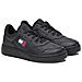 Retro Basket Leisure Trainers Sneakers Pelle Scarpe Donna Nero Eu 38, En0en02505 Bds - Foto miniatura 1