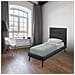 Letto Singolo Stiletto Con Rete Fissa In Tessuto Ash Grigio - Foto miniatura 1