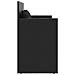 Panca da Giardino con Cuscini Nera in Polyrattan - Foto miniatura 4